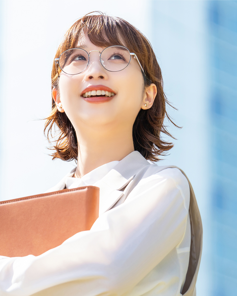 笑顔な女性